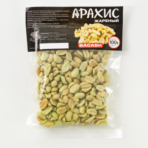 Арахис жареный со вкусом "Васаби" 100гр