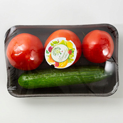 Ассорти овощное (томат+огурец), шт