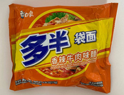 Лапша Байсян со вкусом острой говядины 115г б/п